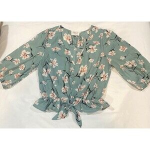 Sienna Sky Floral Short Blouse